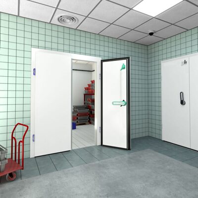 Дверь распашная двустворчатая РДД 2200 2300 80 С