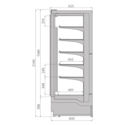 Морозильный шкаф Odissey Plug-In 250
